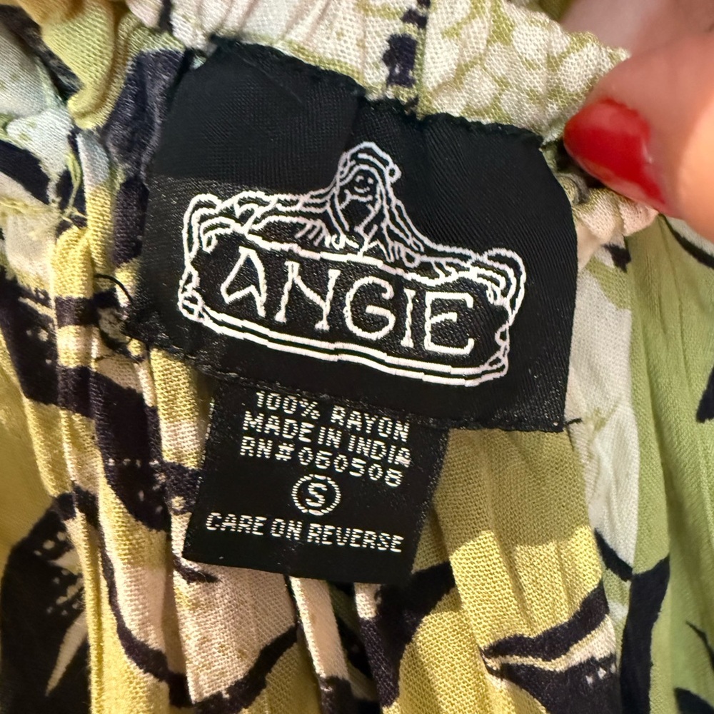 Angie Women’s Floral Maxi Dress Size Small NWT Spaghetti Strap Boho - Picture 7 of 11